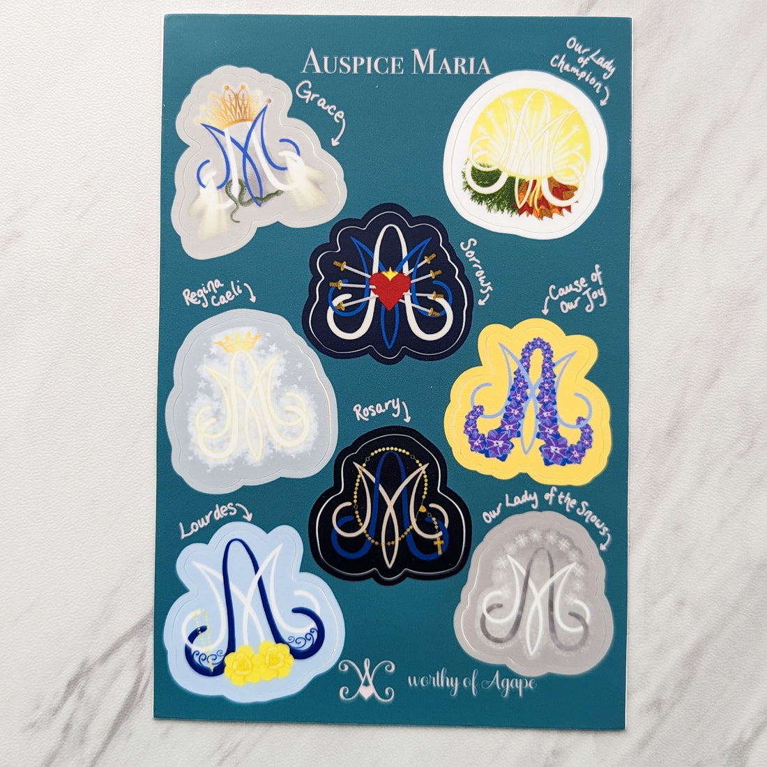 Auspice Maria Sticker Sheet Two!