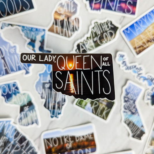Oklahoma (Our Lady, Queen of All Saints) State Sticker