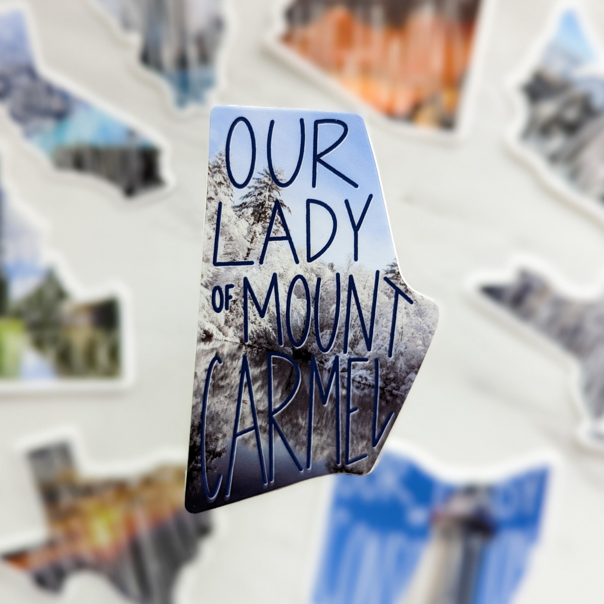 Rhode Island (Our Lady of Mount Carmel) State Sticker