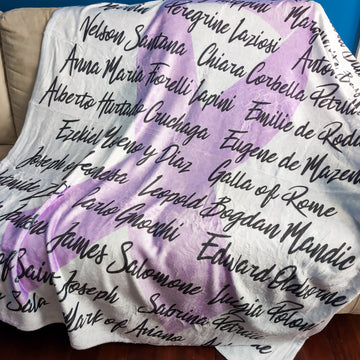 Saints Who Had Cancer Blanket