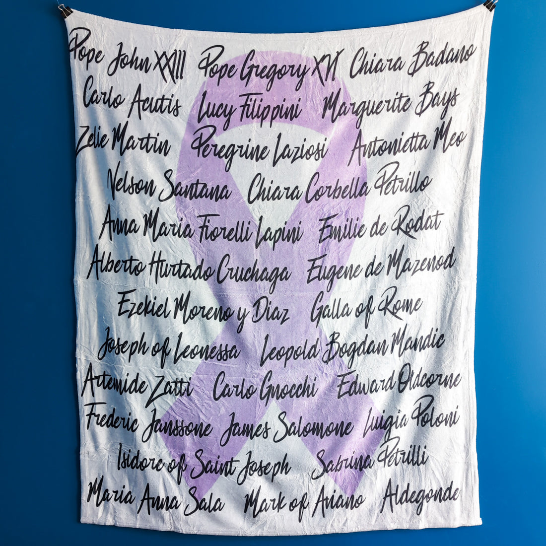 Saints Who Had Cancer Blanket