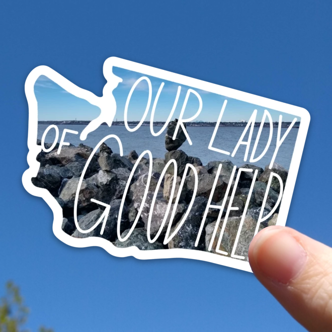 Washington (Our Lady of Good Help) Sticker