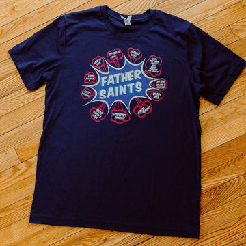 Father Saints Tee (Navy Blue)