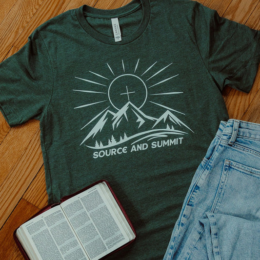 Source and Summit T-Shirt (Green)