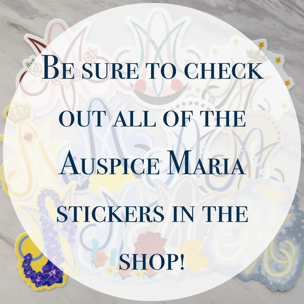 Mother of the Church Auspice Maria Sticker