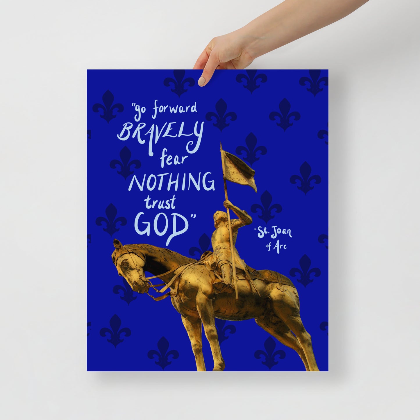 Go Forward Bravely Print / Poster