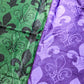 Green and Purple Fleur de Lis Altar Cloth + Vestment Blanket