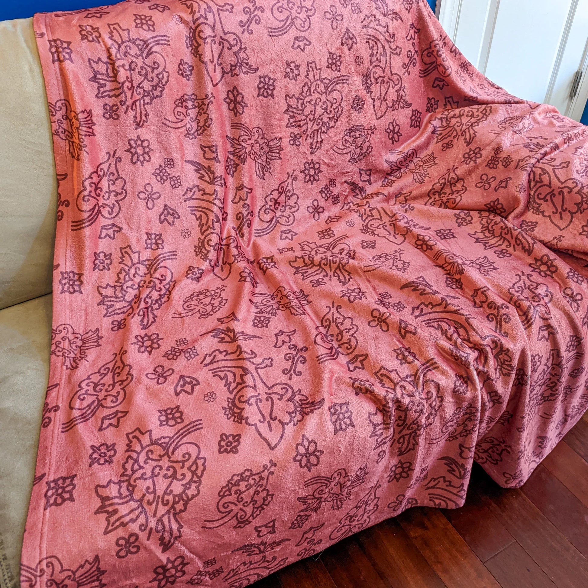 Guadalupe Dress Minky Blanket | Our Lady of Guadalupe | Catholic Gift Guadalupe Dress Minky Blanket | Our Lady of Guadalupe | Catholic Gift