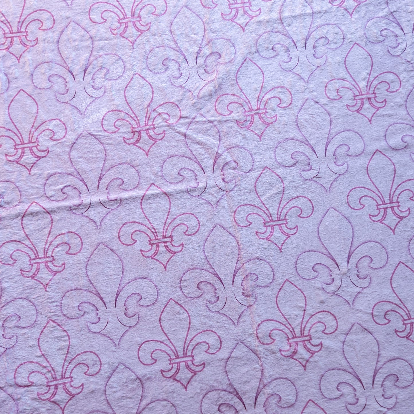 Purple and Pink Fleur de Lis Altar Cloth & Vestment Blanket