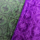 Purple and Green IHS Vestment + Altar Cloth Blanket