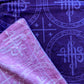 Pink and Purple IHS Altar Cloth and Vestment Blanket