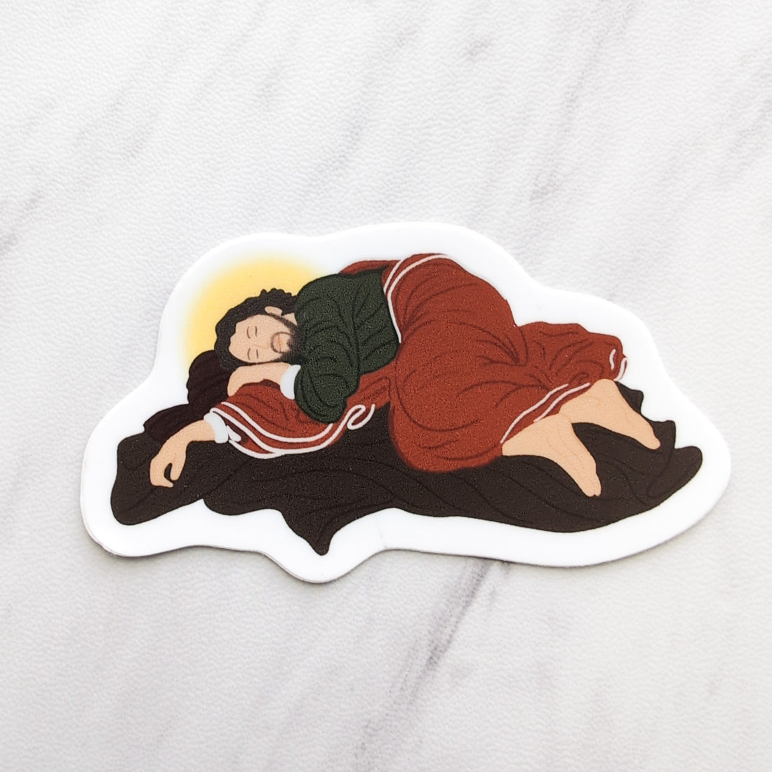 Sleeping Saint Joseph Sticker