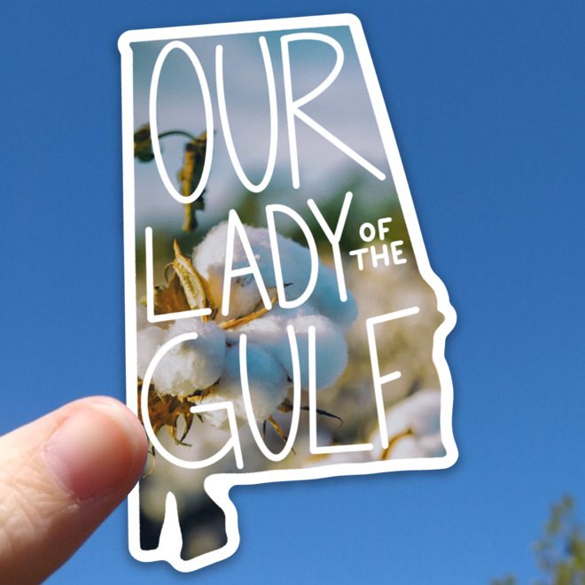 Alabama (Our Lady of the Gulf) Mary State Sticker