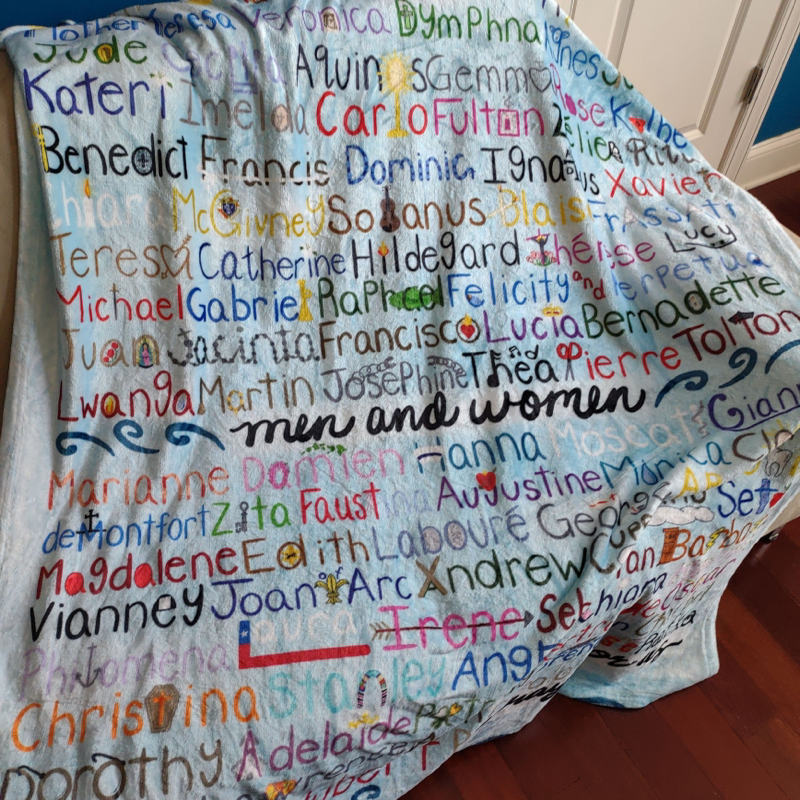 All You Holy Men and Women Blanket