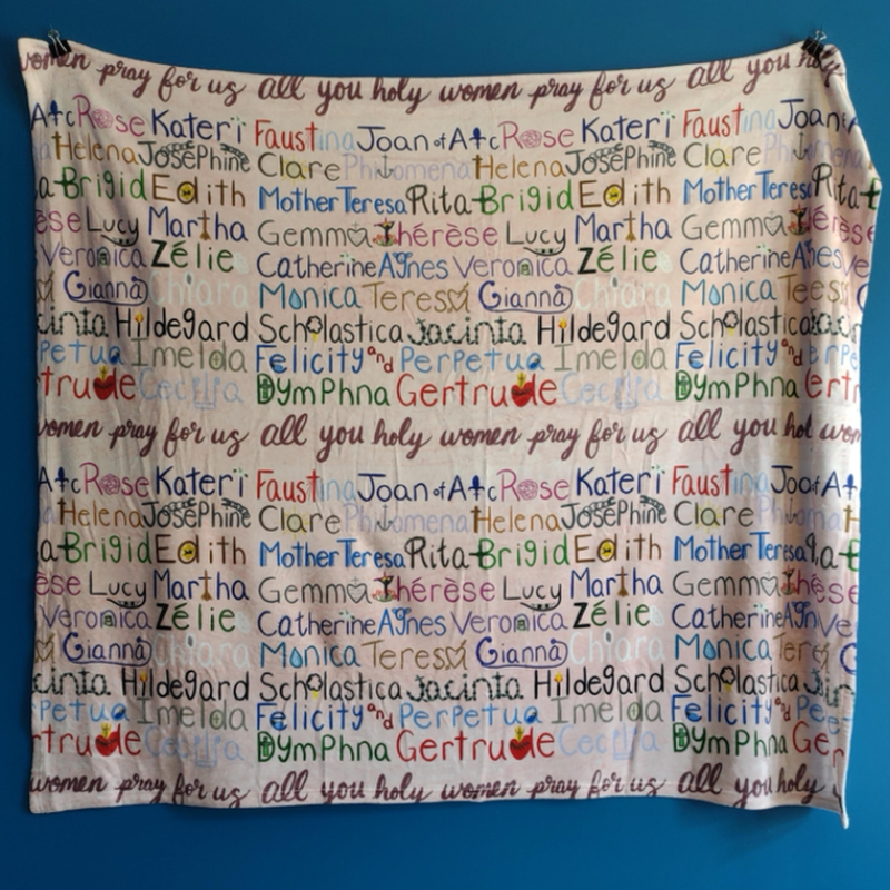 All You Holy Women Blanket | Worthy Of Agape | Catholic Goods & Gifts ...