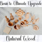 Natural Wood Basic to Ultimate Upgrade Package