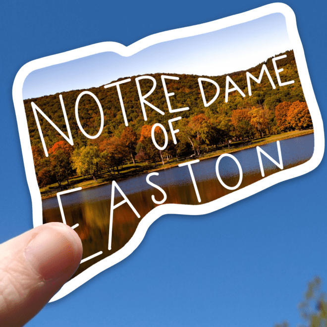 Connecticut (Notre Dame of Easton) Mary State Sticker