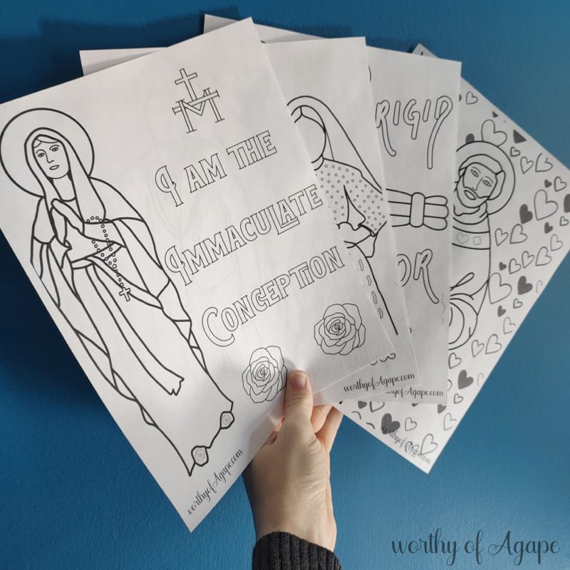 February Coloring Sheet Bundle