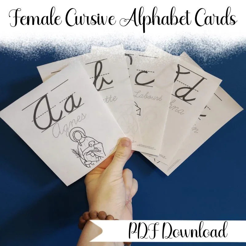 Cursive Letters A Z