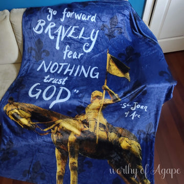 Go Forward Bravely Blanket