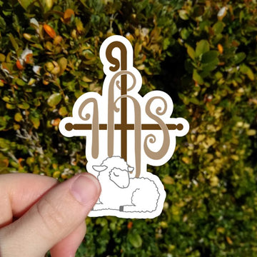 Good Shepherd IHS Sticker