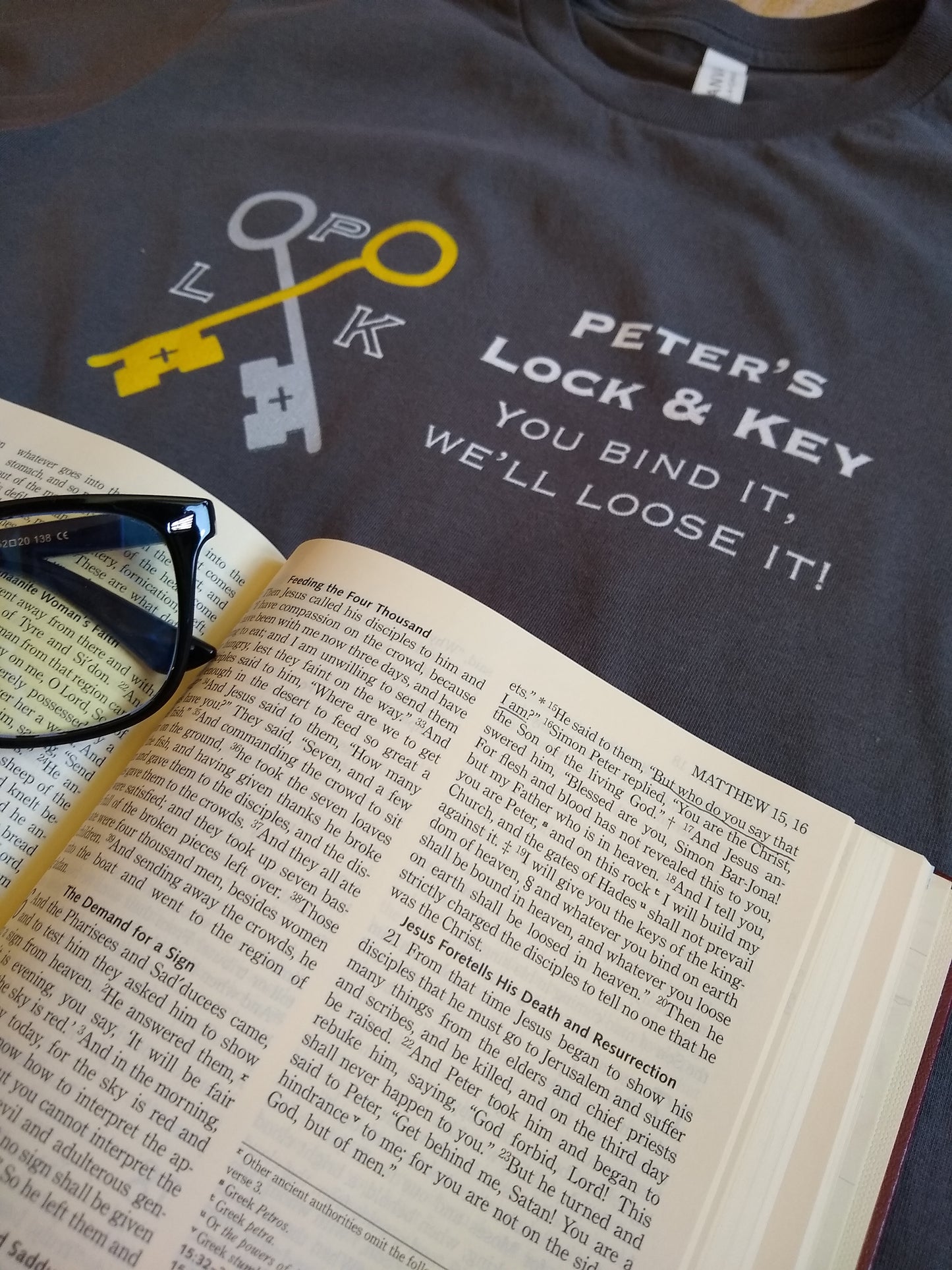 Peter's Lock & Key Tee