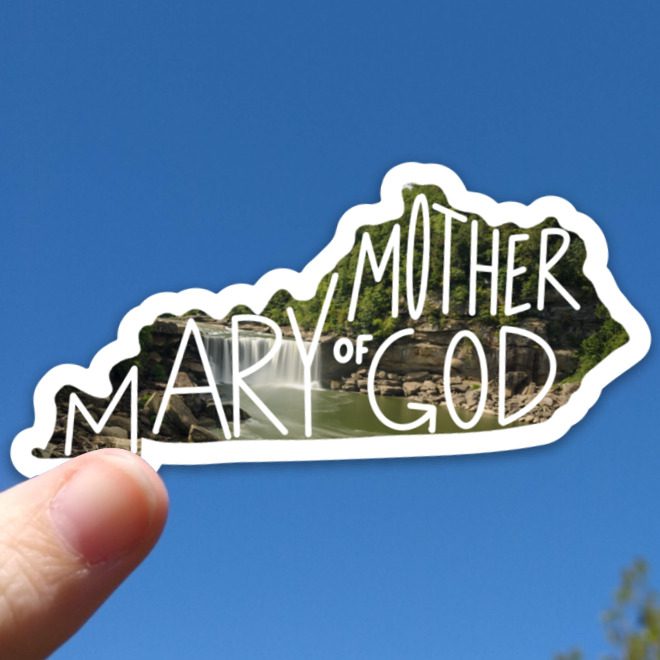 Kentucky (Mary Mother of God) Mary State Sticker