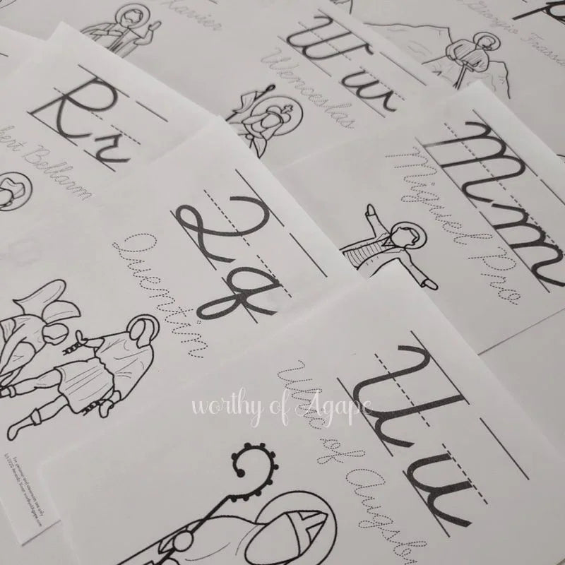 Flash In Cursive Saintly Male Cursive Alphabet Flash Cards