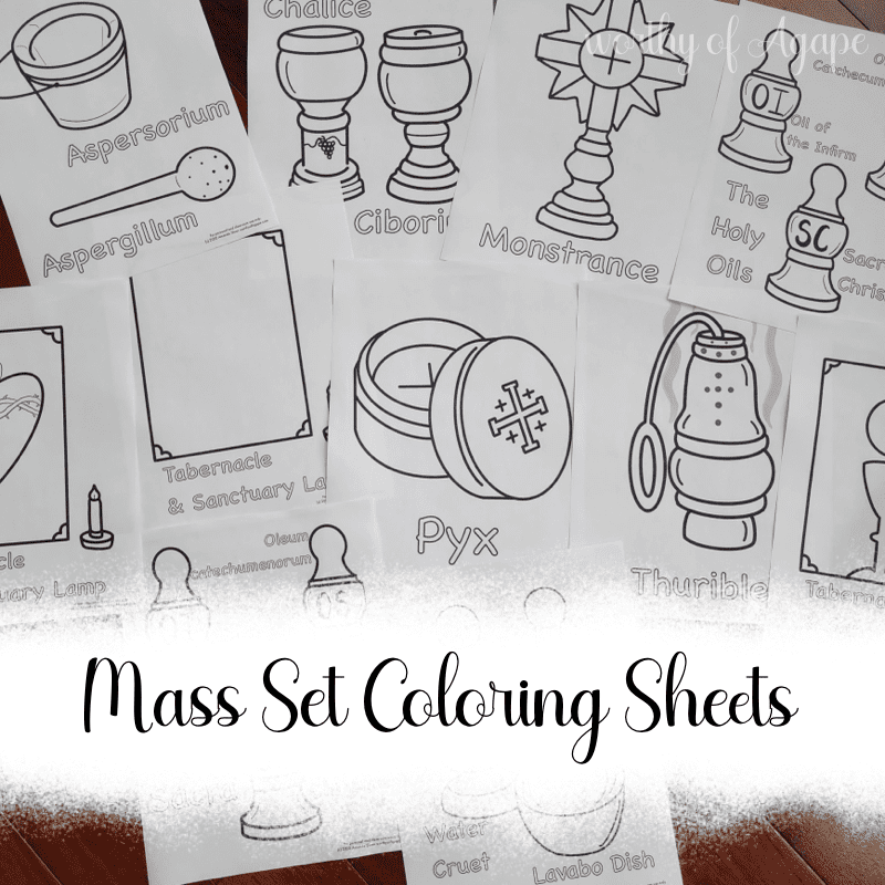 Mass Set Coloring Sheets