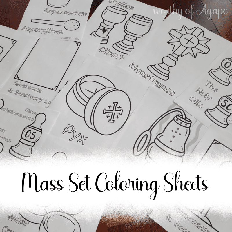 Mass Set Coloring Sheets