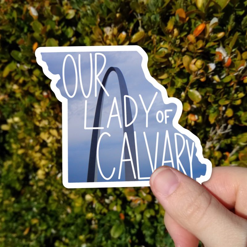 Missouri (Our Lady of Calvary) State Sticker