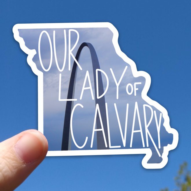 Missouri (Our Lady of Calvary) State Sticker