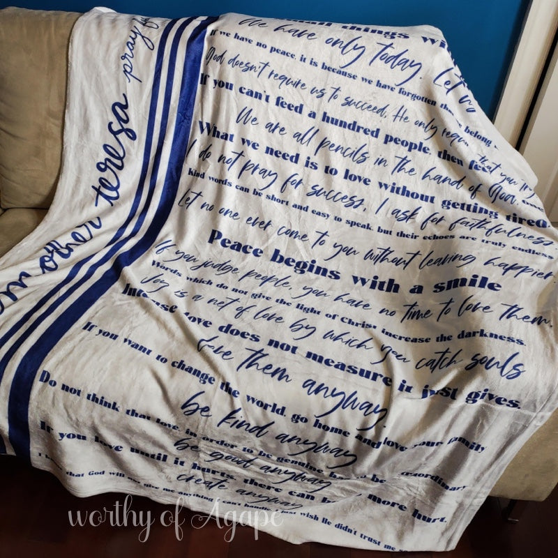 Mother Teresa Blanket