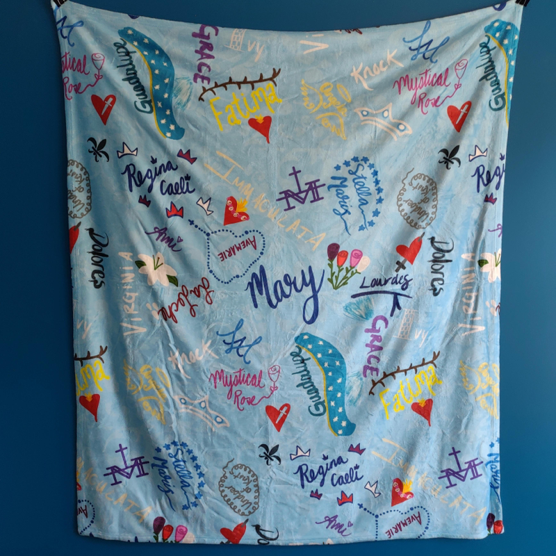 Names of Our Lady Blanket