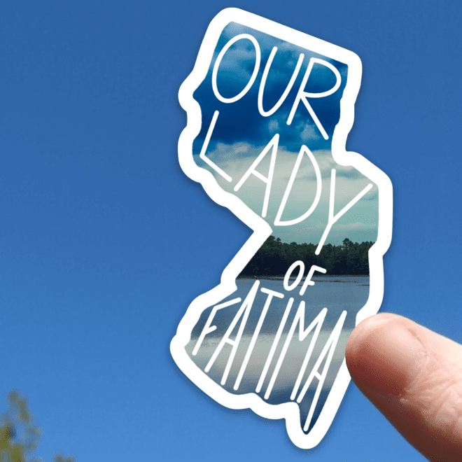 New Jersey (Our Lady of Fatima) Sticker