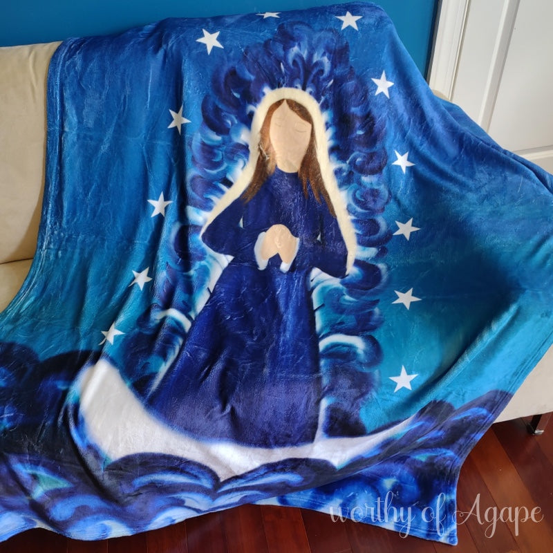 Our Lady of the Waves Blanket
