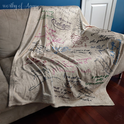 Signed by the Saints Blanket