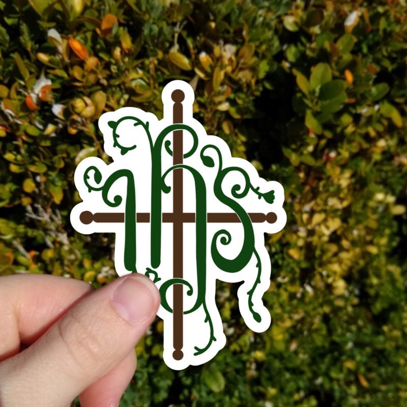 True Vine IHS Sticker