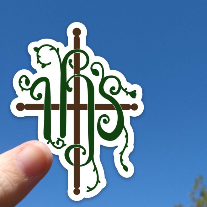 True Vine IHS Sticker