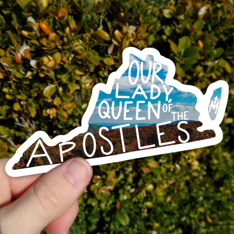 Virginia (Our Lady, Queen of the Apostles) Sticker