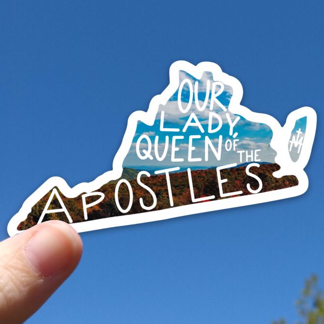 Virginia (Our Lady, Queen of the Apostles) Sticker