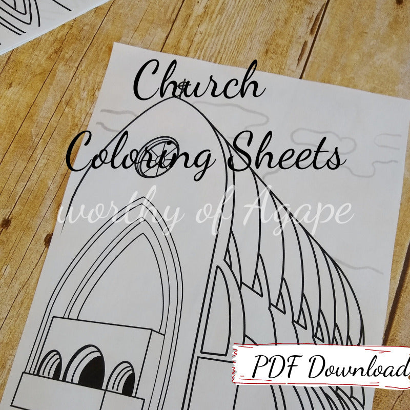 Church Coloring Sheets