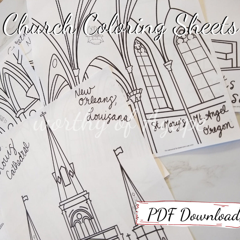 Church Coloring Sheets