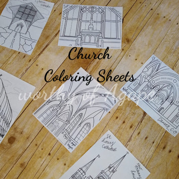 Church Coloring Sheets